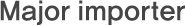 Major importer
